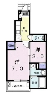 エスペランサ S【1階】の間取り