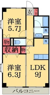 プリマヴェーラ【4階】の間取り