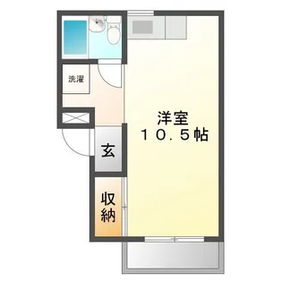 城北タテピア【3階】の間取り