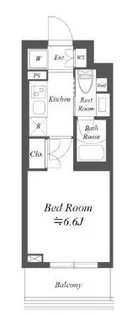 ストーリア市川行徳【4階】の間取り