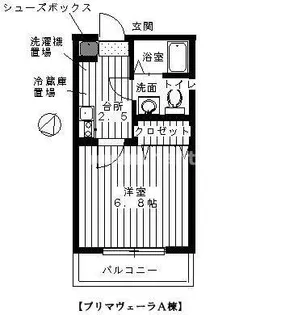 プリマヴェーラA棟【1階】の間取り