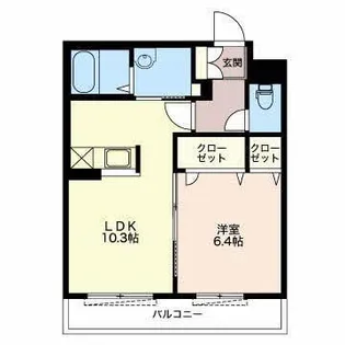 メゾン・ド・レーヴA【3階】の間取り