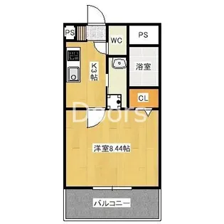 岡山県岡山市南区西市【マンション】の間取り