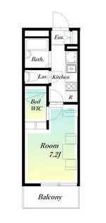 レオパレスエナ【2階】の間取り