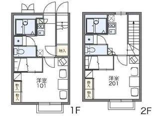 1Kの間取り画像