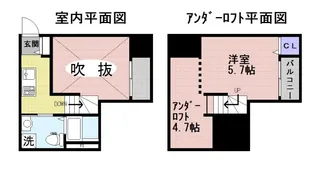 ラフィーユ長嶺南【2階】の間取り