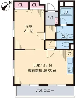 セピアコート【1階】の間取り