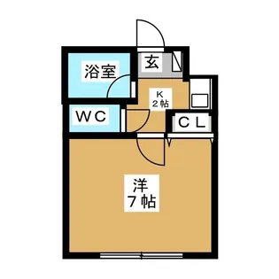 カーサ白河【1階】の間取り