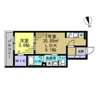 A’s Crest【3階】の間取り