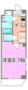 千葉県千葉市中央区長洲2【マンション】の間取り