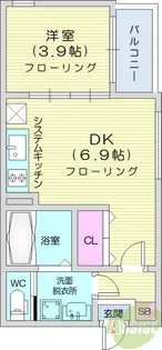 GREEN ACE 2【2階】の間取り