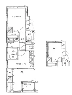 東京都中央区新川2【マンション】の間取り