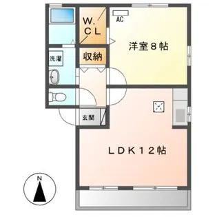カレーラ【1階】の間取り