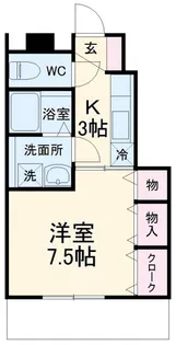 ブルックレット【1階】の間取り