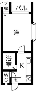TYK名駅南【2階】の間取り