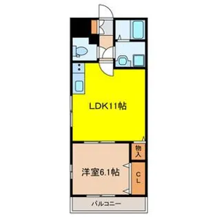 埼玉県川口市北原台2【アパート】の間取り