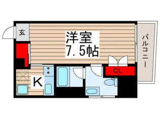 リテラス押上【4階】の間取り