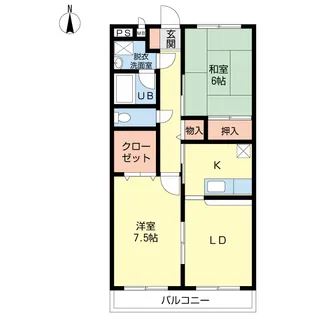 オリーヴァ・コロール【1階】の間取り