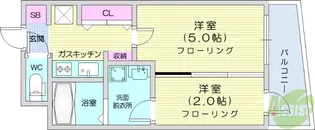 バリュー3【6階】の間取り