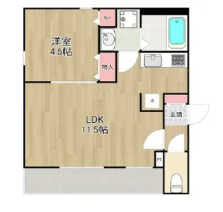 イーストグロウ上池袋【1階】の間取り