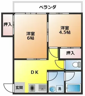 トミーハイツ【2階】の間取り
