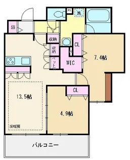 Plumeria(プルメリア)【1階】の間取り