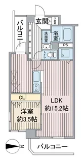 藤和半蔵門コープ【8階】の間取り