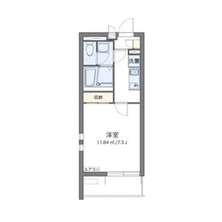 クレイノ善進本町【1階】の間取り