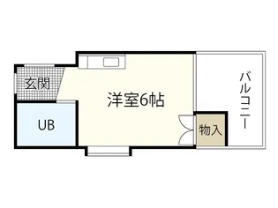 petit pas観音【5階】の間取り