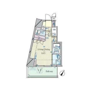 ル・リオン三軒茶屋II【6階】の間取り