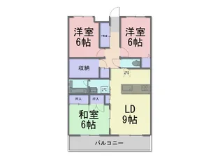ADVANCE NAGAI III【7階】の間取り