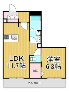 兵庫県西宮市門戸東町【アパート】の間取り