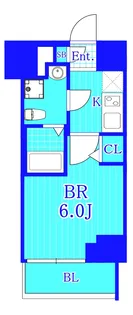 グランヴァン横濱南【8階】の間取り