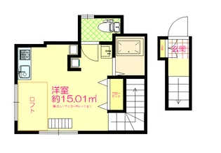 アトリアコートII【2階】の間取り