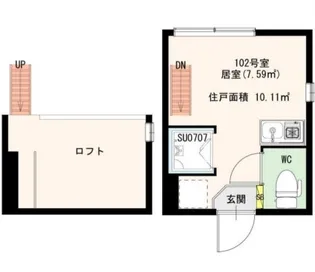 フィオーレ(Fiore) 阿佐ヶ谷【1階】の間取り