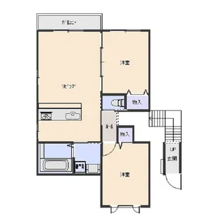 フェリシア【2階】の間取り