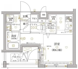 レアライズ立石【4階】の間取り