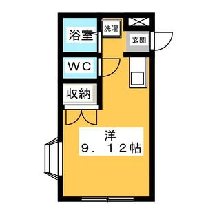 エステートピア幸【1階】の間取り