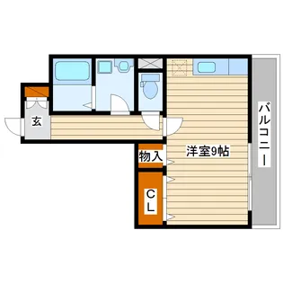 KOMFORT I【3階】の間取り