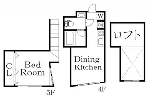 VERT COURT ARAIYAKUSHI【4階】の間取り