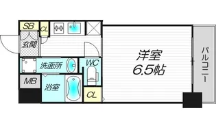 アクアプレイス梅田5【9階】の間取り