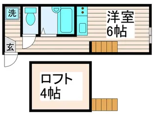 ビバリーヒルズウメジマ【1階】の間取り