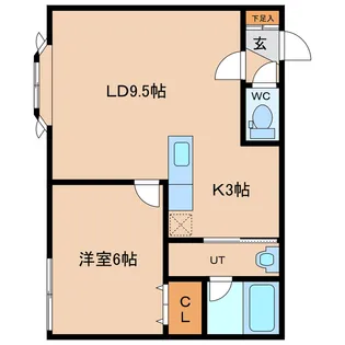 シンフォニー永山 A棟【1階】の間取り