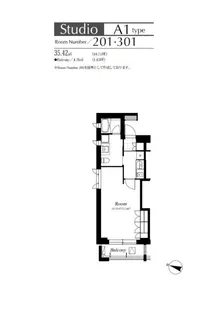 フレンシア麻布【2階】の間取り