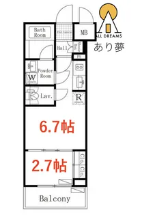 シルク パークレーン【2階】の間取り