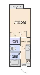 メゾンAiyu B【2階】の間取り