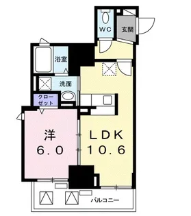アビタ・ヴァン【12階】の間取り