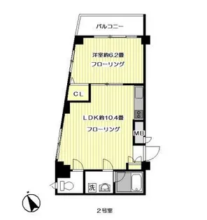 プライムハイツ【2階】の間取り