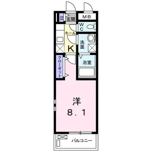 シャルマン櫻街五番館【3階】の間取り