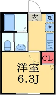 勝田台PD1【1階】の間取り